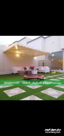 تنفيذ كافة أشكال مظلات الحدائق , برجولات خشب في جدة , 0555833422