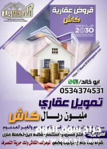 استخراج قرض عقاري مليون كاش