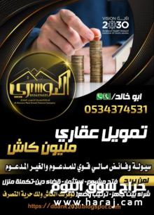 استخراج قروض عقارية مليون كاش